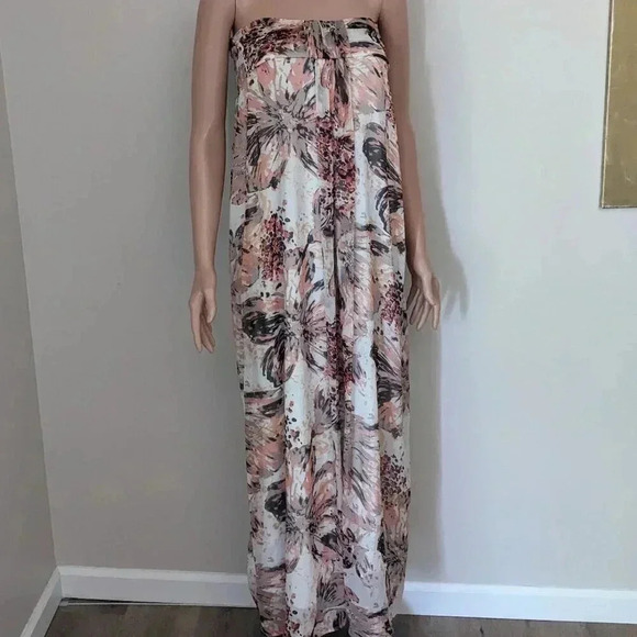 Miso Sleeveless Floral Maxi Dress Size 8 - Picture 1 of 8